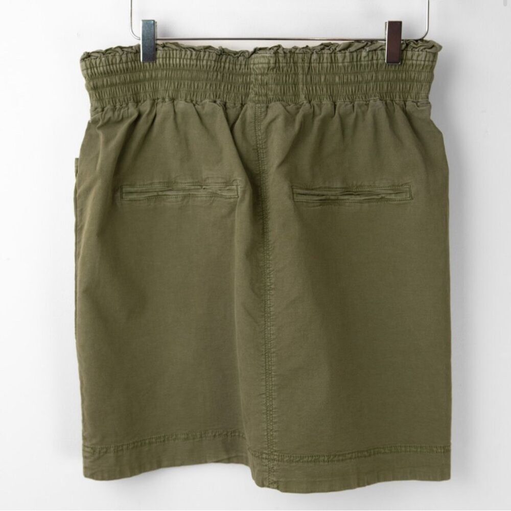 Anthropologie Green utilitarian skirt size MP - Picture 5 of 10